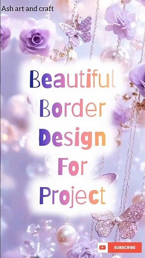 4 easy line border designs Project Work Designs/Corner and Side Border Design/Border Design/