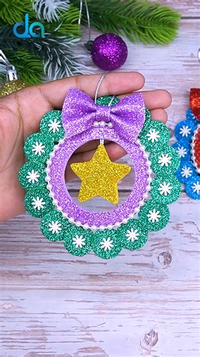 192K views · 3.2K reactions | Christmas Wreath OrnamentsChristmas Tree DecorationsChristmas DIY Craft Ideas #Christmas #christmasornaments #diy #christmasdecor #crafts | DIY Crafts & Art | Facebook
