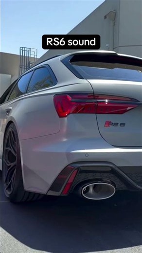 STUNG BY A WAGON: Red Audi RS6 Sequential Tail Lights! 🏎️🚨 #shorts