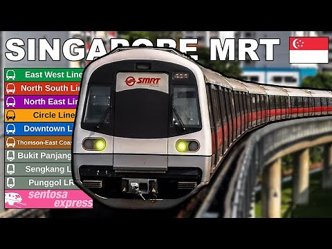 🇸🇬 Singapore MRT & LRT - All the Lines (2022) (4K)