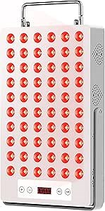 Deektrion Red Light Therapy Device, Red 660nm & Near Infrared 850nm, Full-Body Light Therapy Panels with 60pcs Dual Chips LEDs, Near Infrared Light Therapy for Body Relief & Skin Health.