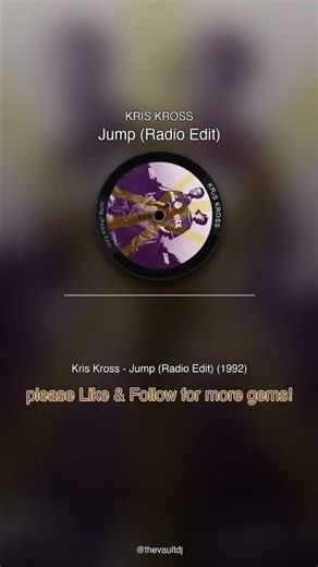 🎵 Kris Kross - Jump (Radio Edit) 1992 | Pure vibes from the vault 💿 #Shorts