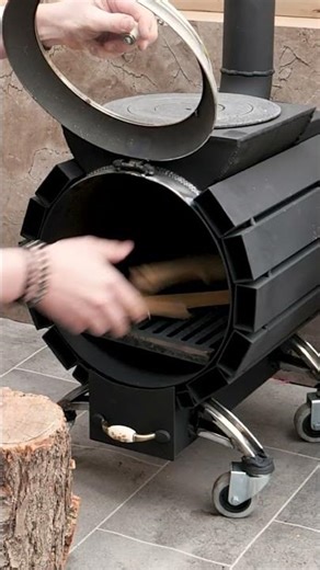 DIY Stove Made from a Propane Tank