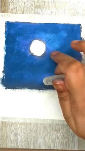 Moonlight night #easyart #forbeginners