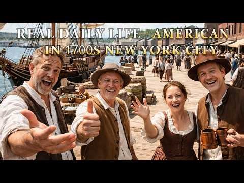 What Daily Life Was REALLY Like in 1700s New York City | Boring History For Sleep