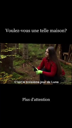 Building a Wooden Shelter in the Forest