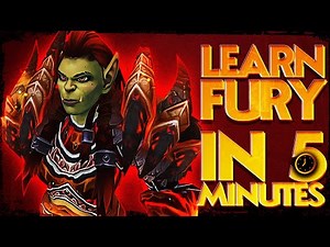 Fury Warrior Quick Guide