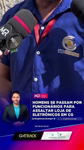 Homem a se passam por funcionários para assaltar loja de eletrônicos em Campina Grande/PB