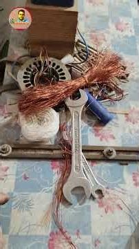 1/10 coil winding machine kaise ho raha hai motor coil winding Trick For Lathe short video viral new