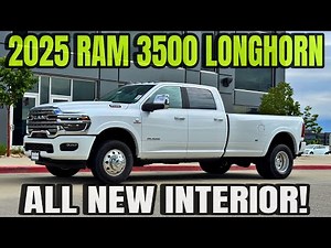 2025 RAM 3500 Limited Longhorn: The Cowboy Truck Gets A New Interior!