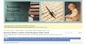 Research Guides: Kentucky Writers: Authors of the Bluegrass State: Publishers and Printers
