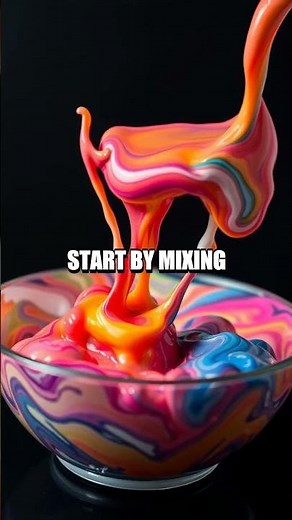 Homemade Lava Goo using Cornstarch and Water