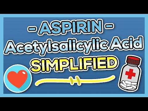ASA (Aspirin) Nursing Drug Card (Simplified) - Pharmacology
