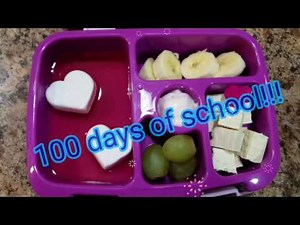 Week 22 - What She Ate - School Lunches - Bento box style