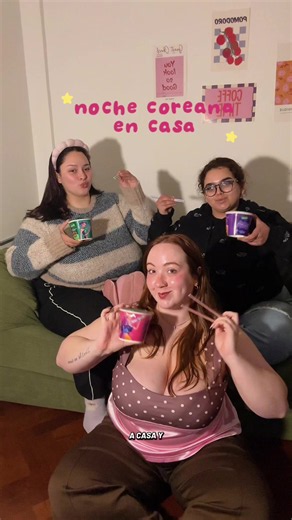 noche de chicas noodles de @knorr = planazo sin pedir delivery🩷 ya los probaron?? #Receteate #Knorr #NoodlesKnorr #LasGuerrerasKpop #KPopDemonHunters