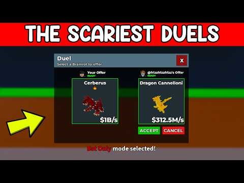 Risking My 1b Cerberus DUELING To Get Rich In Roblox
