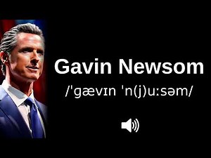 🇺🇸 How to pronounce Gavin Newsom (CORRECTLY!)