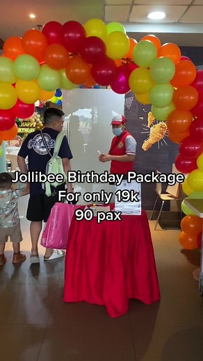 Thank you Jollibee for making my son's 3rd birthday memorable! ❤️❤️❤️ #jollibee #jollibeehacks #jollibeeparty #fyp #birthday