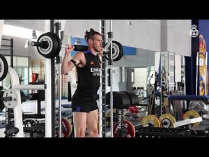 Gareth Bale training hard in the gym (06/08/2021)