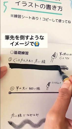 筆文字の書き方【基礎】前編 なぞり書きBOOK p2〜