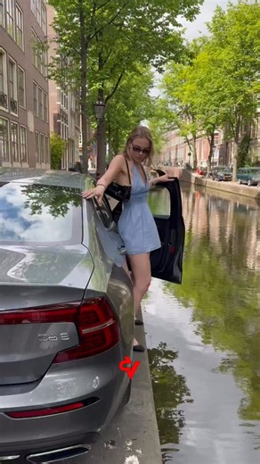 When Women Park Better Than You! 🫡 @marilenapoot YouTube gets it first👇 🎥 Search DriveVerse — or hit the bio ⏱️ All videos are published there first #driveverse #supercars | Driveverseofficial