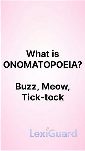 What is Onomatopoeia?