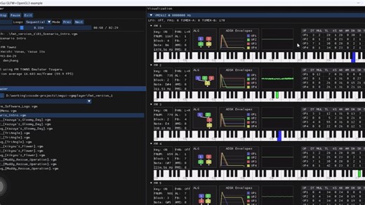 imgui vgmplayer ym2612 demo