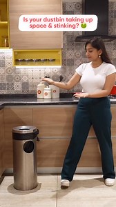 Inbuilt Kitchen Dustbin: A Game-Changer for a Cleaner Kitchen! 🧹✨ 🗄️ Space-Saving: No more cluttered floors or extra bins taking up space. 🌬️ Odor Control: Keeps waste contained within the cabinet, minimizing kitchen odors. 👆 Easy Access: Positioned for convenience, making cleanup while cooking a breeze. 🧴 Hygienic: Concealed design helps keep pests away and maintains a cleaner kitchen. 🎨 Streamlined Look: Blends with the cabinetry for a sleek, modern kitchen aesthetic. Upgrade your kitche