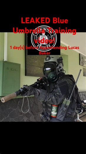 LEAKED Blue Umbrella Training Video! Resident Evil 7 #residentevil #airsoft #tactical #fyp #shorts