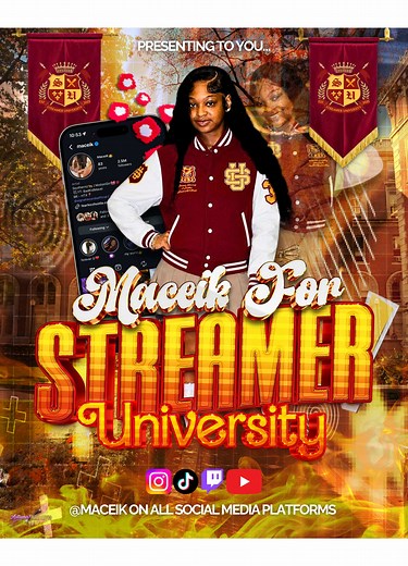 Redesign a Streamer University Flyer to Stand Out