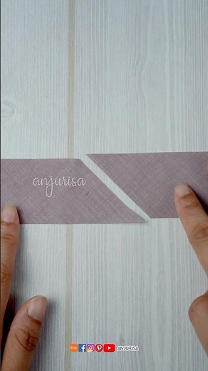 How to join bias tape so it stays straight