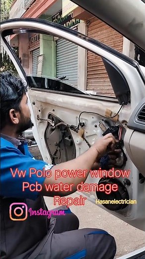Volkswagen polo power window motor repair #i #hasanelectrician #mechaniclife #autoelectrician #viral