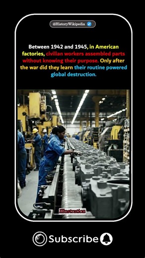The Factory Worker Who Didn’t Know What He Built 🏭 #militaryhistory