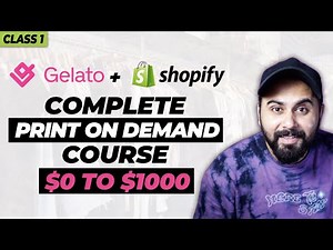 Print On Demand Complete Course in Urdu Hindi, Earn Money from Print On Demand Products, Class 1