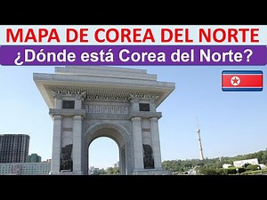 Mapa de Corea del Norte. Donde esta Corea del Norte