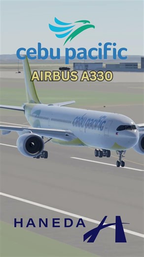 That Airbus A330 Power as Cebu Pacific Launches From Haneda Airport