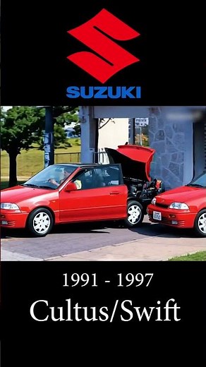 Suzuki Cultus to Baleno #Evolution 🚗💨