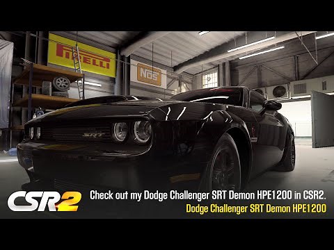 【CSR2】Challenger SRT Demon HPE1200, shift & tune for 7.243