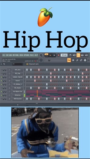How To Make Hip Hop Beats In FL Studio ♥️ #tutorial #shorts