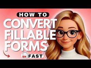 How to Convert Forms to Fillable PDFs with Adobe Acrobat Pro - 2025