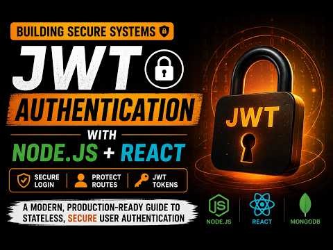 JWT Authentication with Node.js & React | Build Secure Authentication Systems