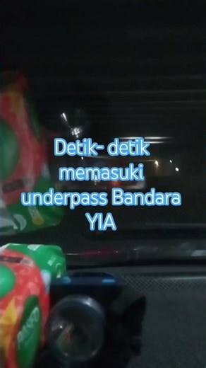 Masuk Underpass Bandara YIA. #ngopi2039