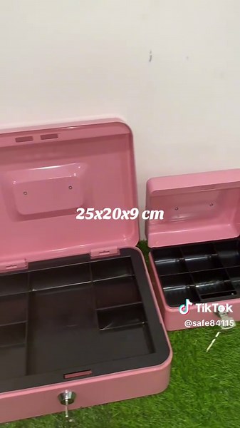 Do you love pink? Are you looking for pink cash box? Available on shop.. check out now! #fyp #cashbox #pink #safe #SAFE