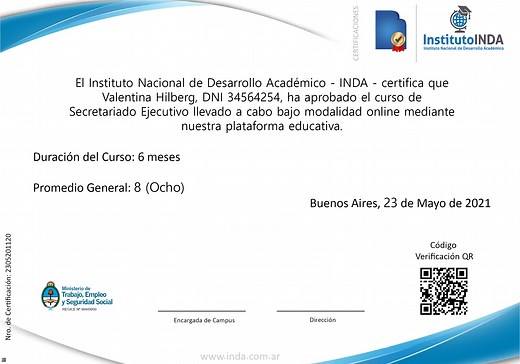 Curso de Asistente Administrativo Contable Instituto INDA | Cursos Online Argentina
