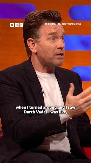 3.5M views · 74K reactions | Ewan 'Obi-Wan' McGregor is scared of #DarthVader  #grahamnorton #thegrahamnortonshow #ewanmcgregor #starwars | The Graham Norton Show | Facebook