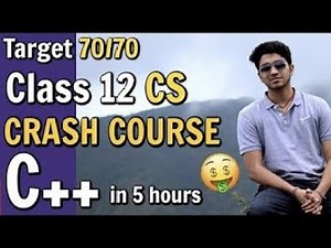 C++ Lecture 1🔥| About the course| Class 12 | Computer Science