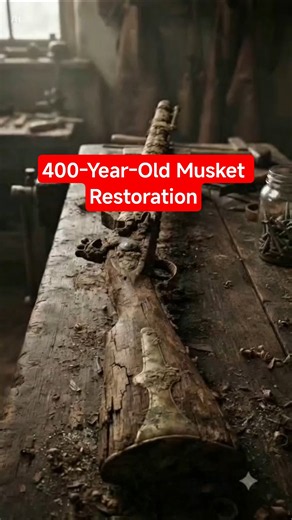 Restoring a 400-Year-Old Ottoman Janissary Musket | Satisfying Restoration #shorts