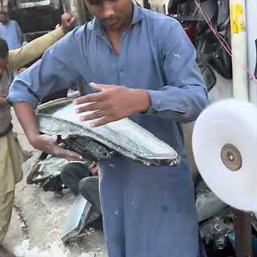 Headlight Chrome Polish Before & After Shine Like New || RestoreX Garage