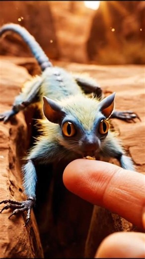 Tiny Alien Creature?! 👀✨ || #shorts #cuteanimals