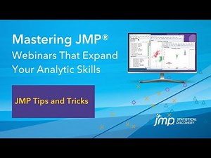 (Mastering JMP) JMP Tips and Tricks